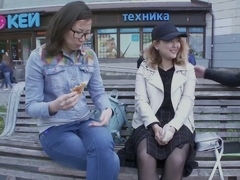 Российский пикапер развел худышку на анал за бабло